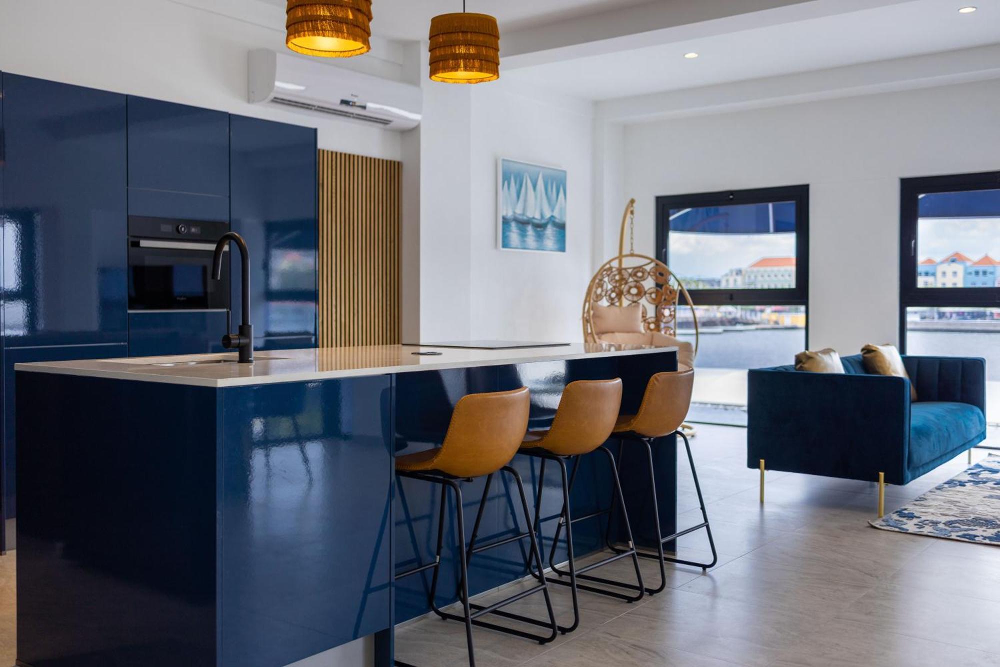 Handelskade Penthouse Willemstad Bagian luar foto